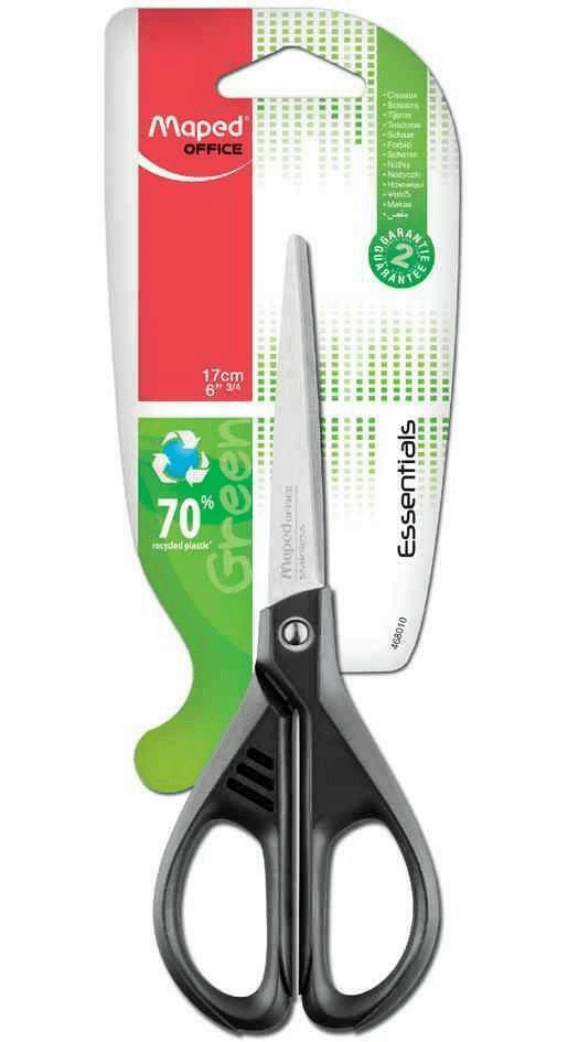 Maped Ciseaux Essentials Green, arrondi, 170 mm